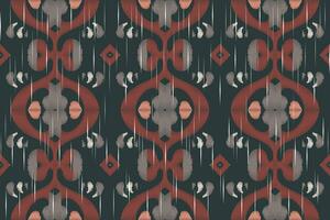 ikat damasco bordado fundo. ikat quadro, Armação geométrico étnico oriental padronizar tradicional.asteca estilo abstrato vetor ilustração.design para textura,tecido,vestuário,embrulho,sarongue.