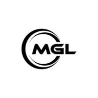 mgl logotipo projeto, inspiração para uma único identidade. moderno elegância e criativo Projeto. marca d'água seu sucesso com a impressionante isto logotipo. vetor