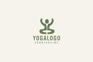 ioga logotipo vetor ícone ilustração