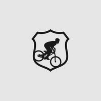 vetor de logotipo de mountain bike