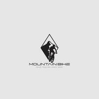 vetor de logotipo de mountain bike