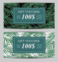 modelo de voucher de oferta para o seu negócio. ilustração vetorial vetor