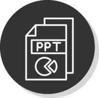 ppt vetor ícone Projeto