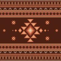 étnico asteca desatado padronizar tribal navajo padrãogeométrico enfeite vetor ilustração dentro boho estilo tapete têxtil impressão textura