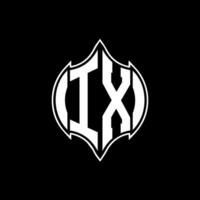 ix carta logotipo. ix criativo monograma iniciais carta logotipo conceito. ix único moderno plano abstrato vetor carta logotipo Projeto.
