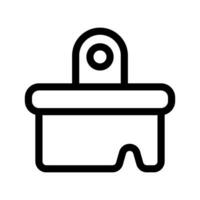 escova ícone vetor símbolo Projeto ilustração