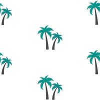 padrão de silhueta de palmeira vetor