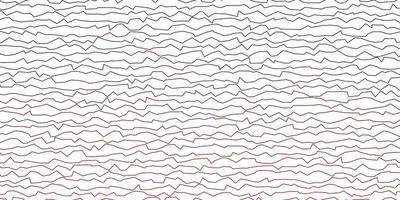 pano de fundo vector vermelho escuro com linhas dobradas. ilustração abstrata com arcos de gradiente. modelo para celulares.