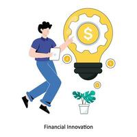 financeiro inovação plano estilo Projeto vetor ilustração. estoque ilustração