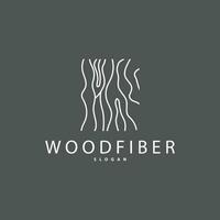 madeira logotipo, madeira fibra latido camada vetor, árvore tronco inspiração ilustração Projeto vetor