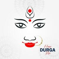 feliz durga puja fundo Projeto vetor