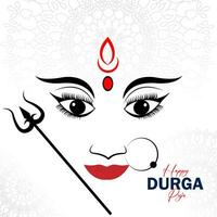 feliz durga puja fundo Projeto vetor