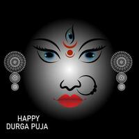 feliz durga puja fundo Projeto vetor