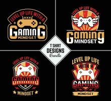 vintage jogos t camisa Projeto agrupar conjunto com criativo motivação citar e vetor forma