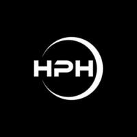 hph logotipo projeto, inspiração para uma único identidade. moderno elegância e criativo Projeto. marca d'água seu sucesso com a impressionante isto logotipo. vetor