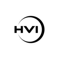 hvi logotipo projeto, inspiração para uma único identidade. moderno elegância e criativo Projeto. marca d'água seu sucesso com a impressionante isto logotipo. vetor