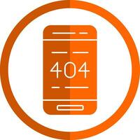 404 erro vetor ícone Projeto