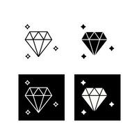 ícone de vetor de diamante