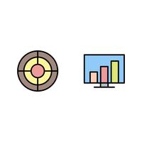 Conjunto de vetor SEO Search Engine Optimization Icons