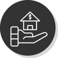 hipoteca vetor ícone Projeto