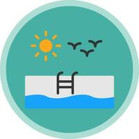 natação piscina vetor ícone Projeto