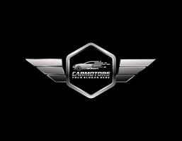 logotipo do carro esporte. automotivo, showroom de carros, vetor de design de logotipo de revendedor de automóveis