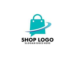 compras logotipo Projeto conceito modelo vetor