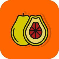 design de ícone de vetor de pomelo