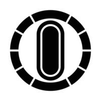 velódromo vetor glifo ícone para pessoal e comercial usar.