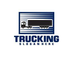 velozes caminhão Entrega logotipo para logístico logotipo o negócio vetor