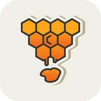 design de ícone de vetor de mel