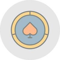 pôquer salgadinhos vetor ícone Projeto