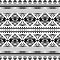 tribal desatado vetor textura Projeto para tecido modelo e camisa. étnico estilo geométrico abstrato padronizar. Preto e branco cor.