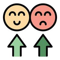 emoji questionário ícone vetor plano