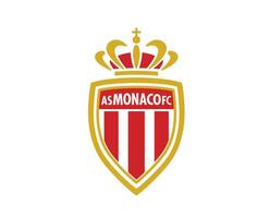 Como Mônaco clube logotipo símbolo ligue 1 futebol francês abstrato Projeto vetor ilustração