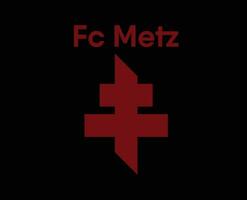 fc metz clube símbolo logotipo ligue 1 futebol francês abstrato Projeto vetor ilustração com Preto fundo