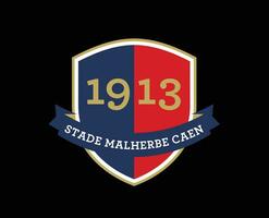 caen clube logotipo símbolo ligue 1 futebol francês abstrato Projeto vetor ilustração com Preto fundo