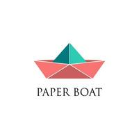 papel barco vetor ilustração isolado em branco fundo