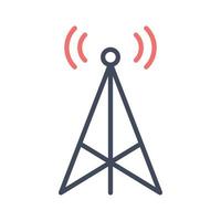 ícone da torre de rádio vetor