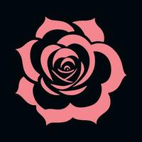 simples vetor rosa logotipo flor