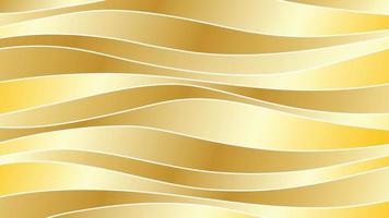 padrão de vetor abstrato ondulado com faixa de ouro