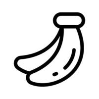 banana ícone vetor símbolo Projeto ilustração