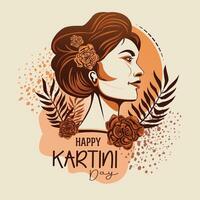 feliz celebração do dia do kartini vetor