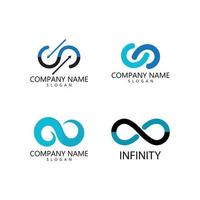 vetor de logotipo infinito