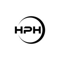 hph logotipo projeto, inspiração para uma único identidade. moderno elegância e criativo Projeto. marca d'água seu sucesso com a impressionante isto logotipo. vetor