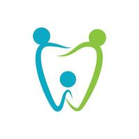 ilustração em vetor modelo logotipo dental