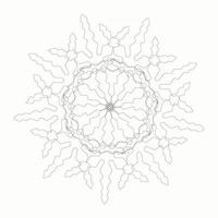 mandala design decorativo e ornamental vetor