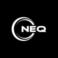 neq logotipo projeto, inspiração para uma único identidade. moderno elegância e criativo Projeto. marca d'água seu sucesso com a impressionante isto logotipo. vetor