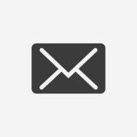 correio, envelope, carta, sms, mensagem, sinal de símbolo de vetor de ícone de e-mail