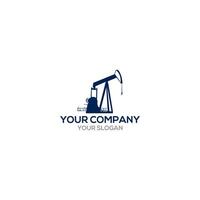 óleo perfuração equipamento logotipo Projeto vetor